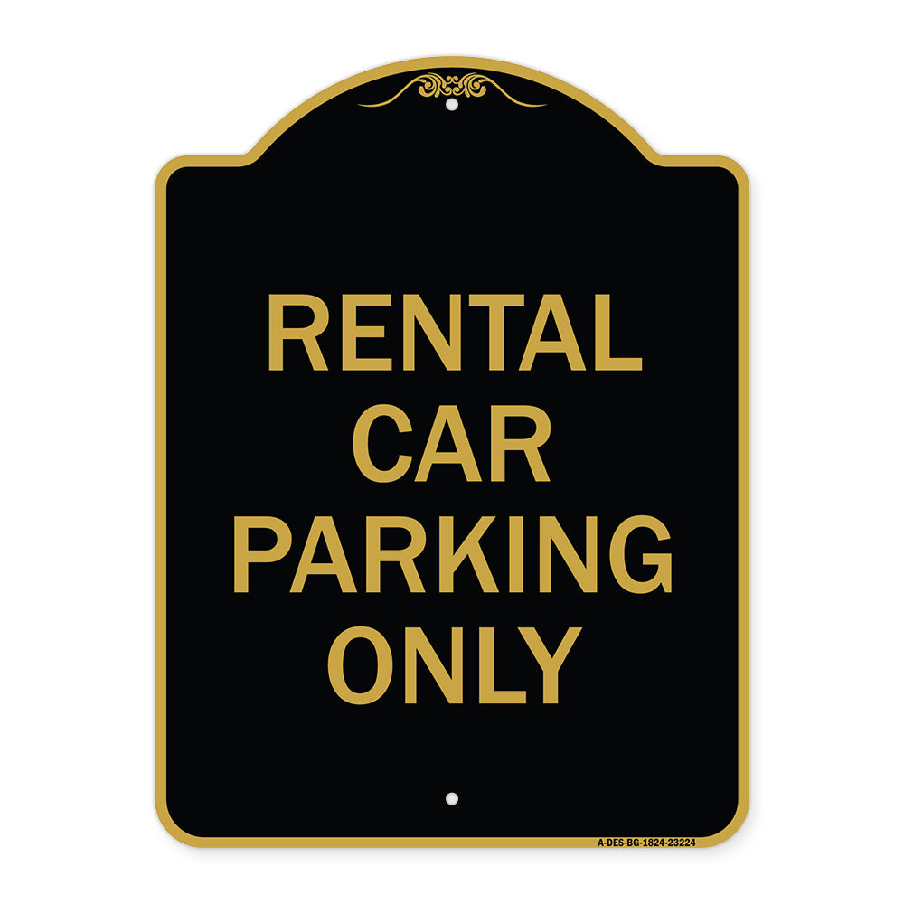 Rental Car Parking Only