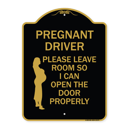 Pregnant Driver - Please Leave Room So I Can Open the Door Properly (With Graphic)