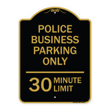 Police Business Parking Only 30 Minute Limit