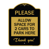 Please - Allow Space for 2 Cars to Park Here Thank You!
