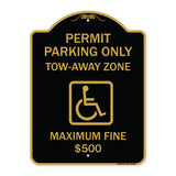 Permit Parking Only Tow-Away Zone Maximum Fine