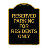 Parking Space Reserved Sign Parking Reserved for Residents Only