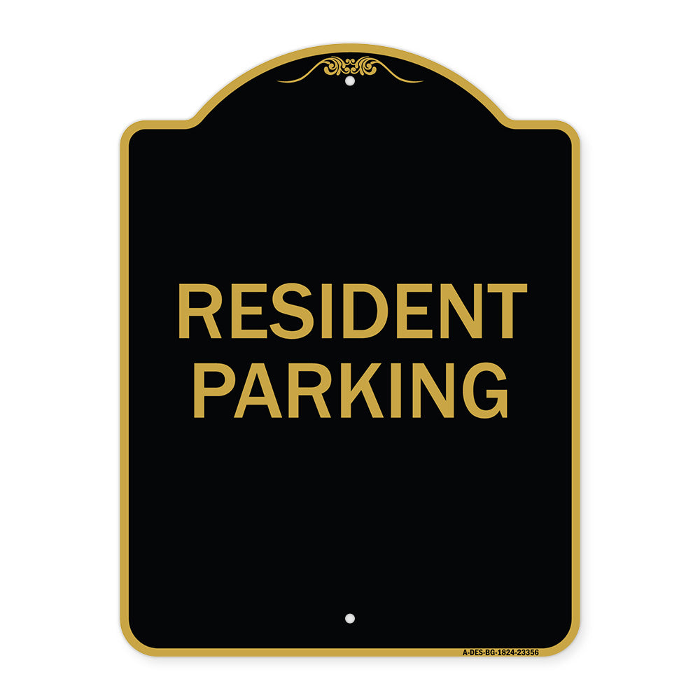Parking Sign Resident Parking