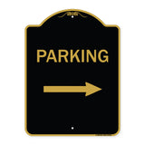 Parking Sign (Right Arrow)