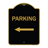 Parking Sign (Left Arrow)