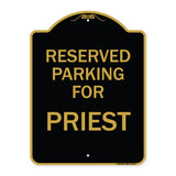 Parking Reserved for Priest