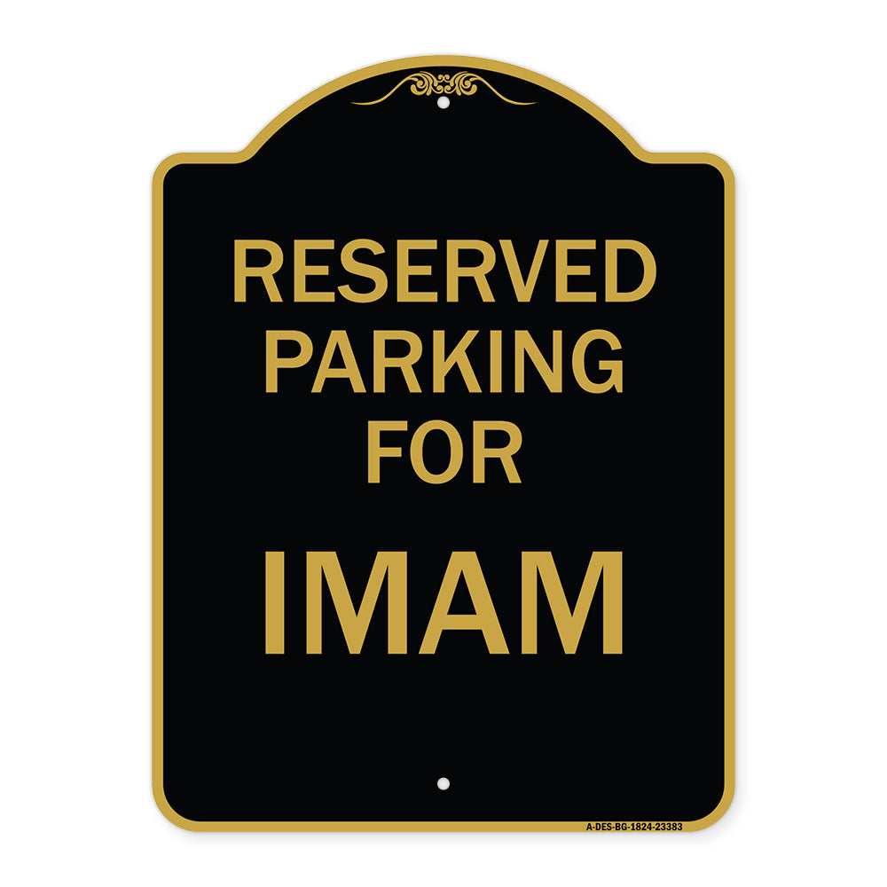 Parking Reserved for Imam