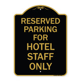 Parking Reserved for Hotel Staff Only