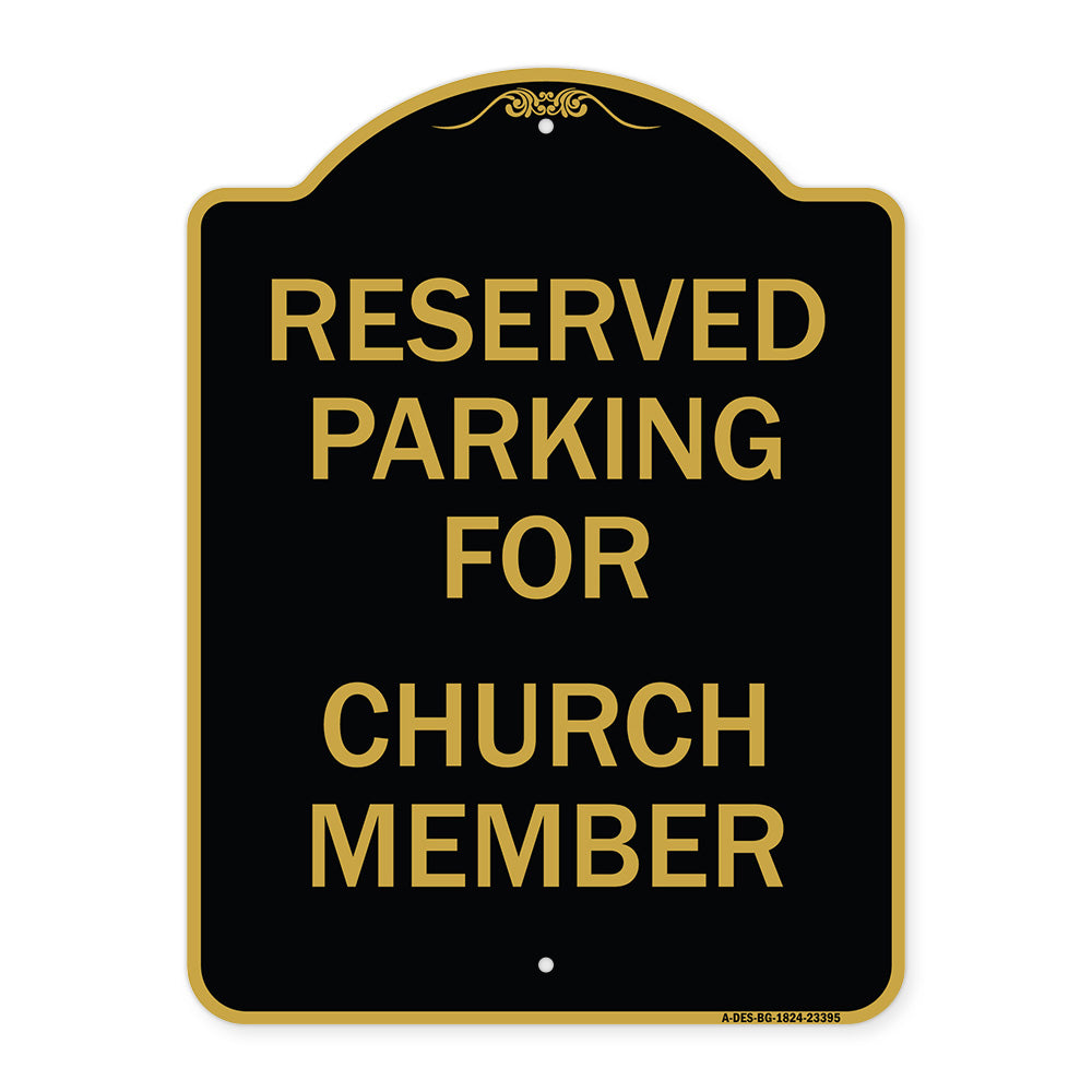 Parking Reserved for Church Member
