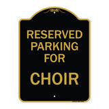 Parking Reserved for Choir