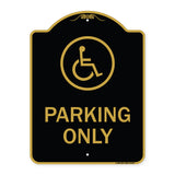 Parking Only (With New Access Symbol)