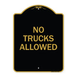Parking Lot Sign No Trucks Allowed