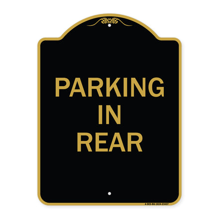 Parking in Rear