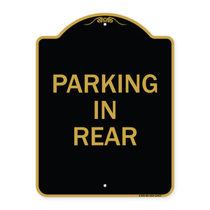 Parking in Rear