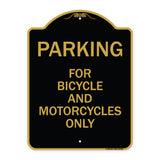 Parking for Bicycles and Motorcycles Only