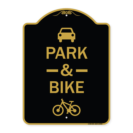 Park & Ride (With Bicycle Graphic