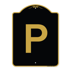 P Symbol (Parking Sign)