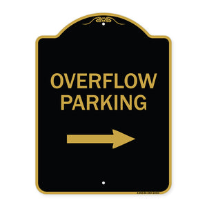 Overflow Parking with Right Arrow