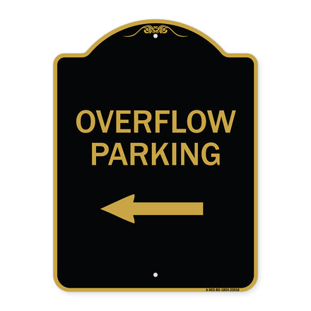 Overflow Parking with Left Arrow