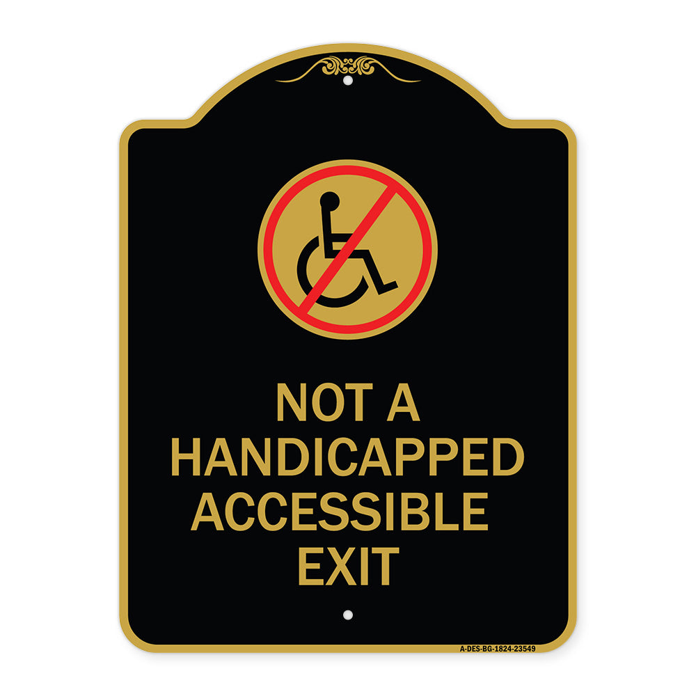Not A Handicapped Accessible Exit (With Graphic)