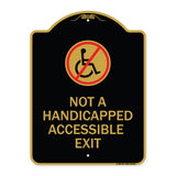 Not A Handicapped Accessible Exit (With Graphic)