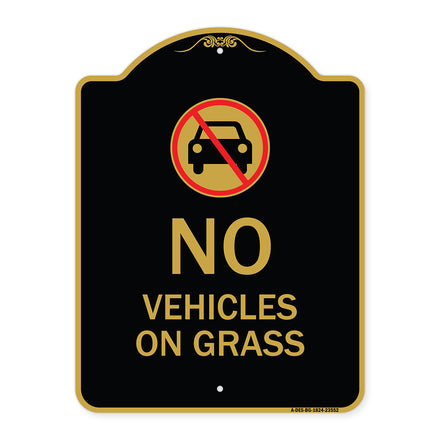 No Vehicles on Grass