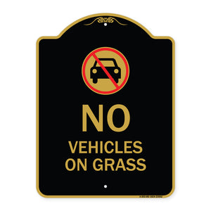 No Vehicles on Grass