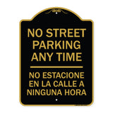 No Street Parking Anytime No Estacione En La Calle a Ninguna Hora