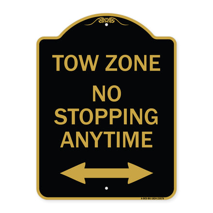 No Stopping Anytime with Bi-Directional Arrow