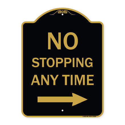 No Stopping Anytime with Arrow (Right)