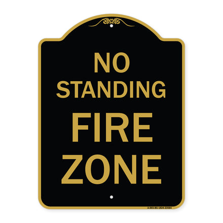 No Standing Fire Zone