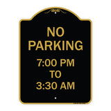 No Parking 7-00 Am to 3-30 Pm