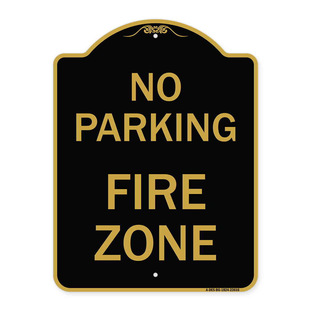 No Parking Fire Zone