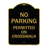 No Parking Permitted on Crosswalk