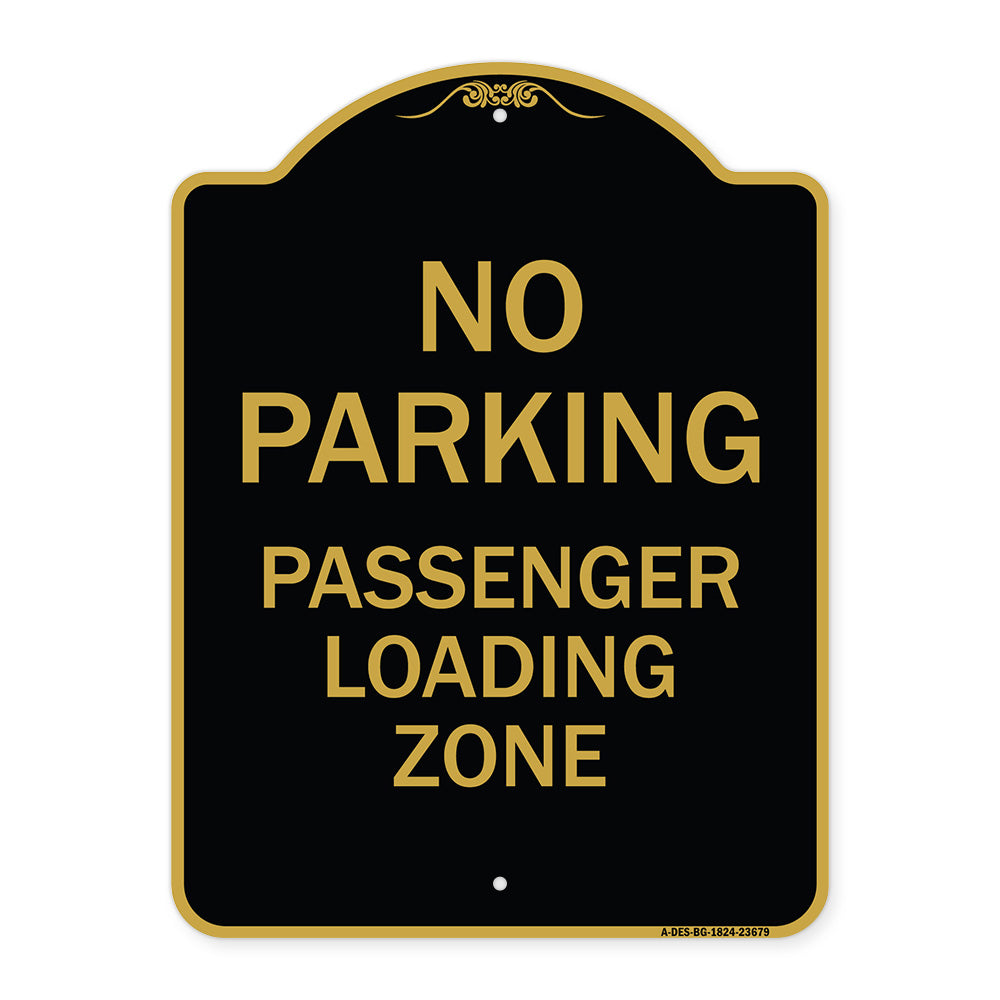 No Parking Passenger Loading Zone