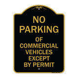 No Parking of Commercial Vehicles Except by Permit