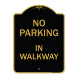 No Parking in Walkway