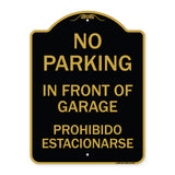 No Parking in Front of Garage Prohibido Estacionarse