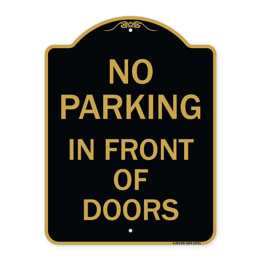 No Parking in Front of Doors