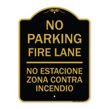 No Parking Fire Lane No Estacione Zona Contra Incendio