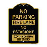 No Parking Fire Lane - No Estacione Zona Contra Incendio