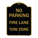No Parking Fire Lane Tow Zone (K-1645)