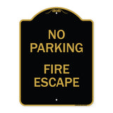 No Parking Fire Escape