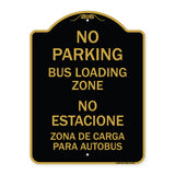 No Parking Bus Loading Zone No Entacionamiento Bus De Carga Zona