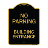 No Parking Building Entrance