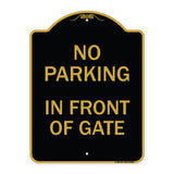 No Parking - in Front of Gate