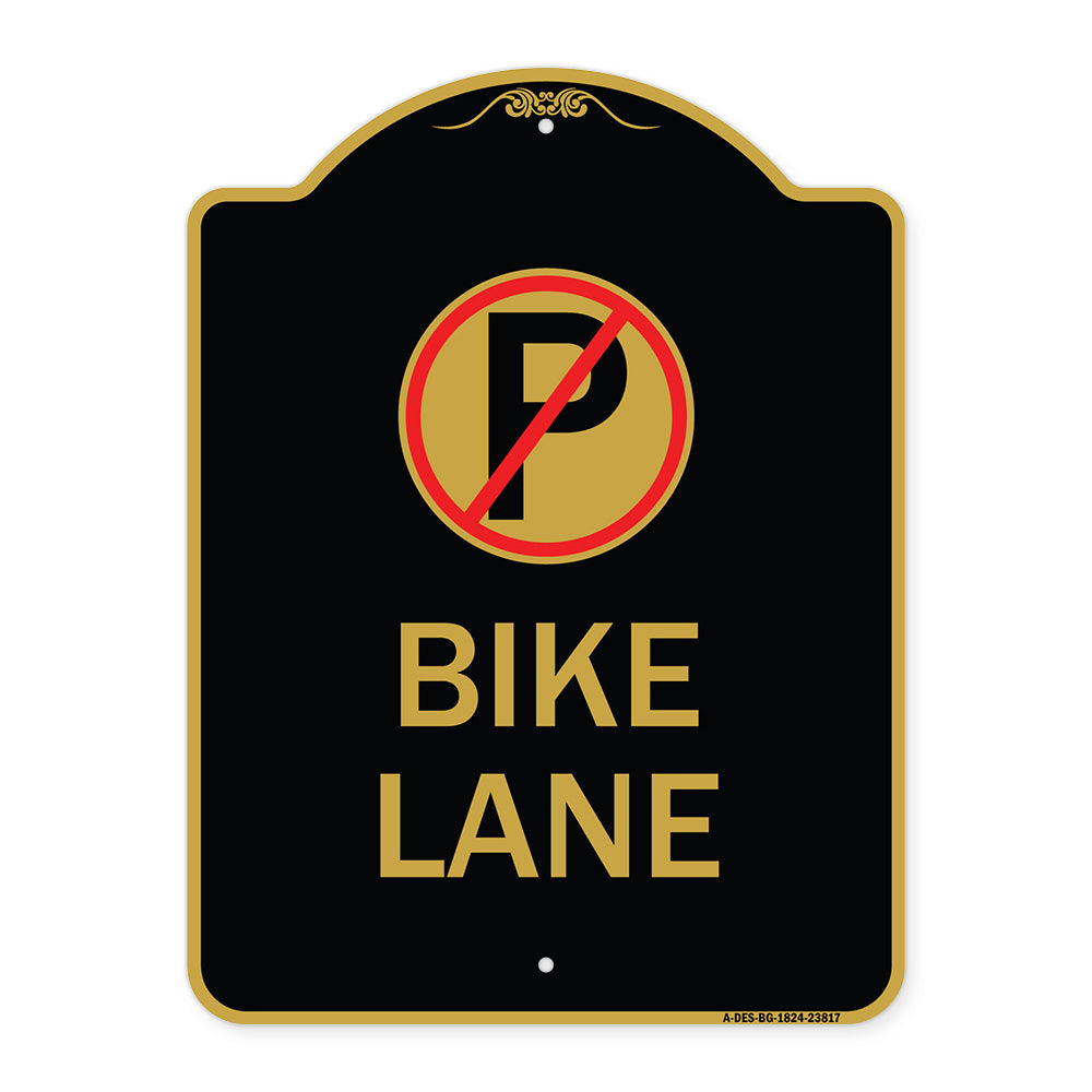 No Parking (Symbol) Bike Lane
