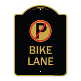 No Parking (Symbol) Bike Lane