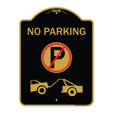 No Parking (No Parking Symbol and Tow Truck Symbol)