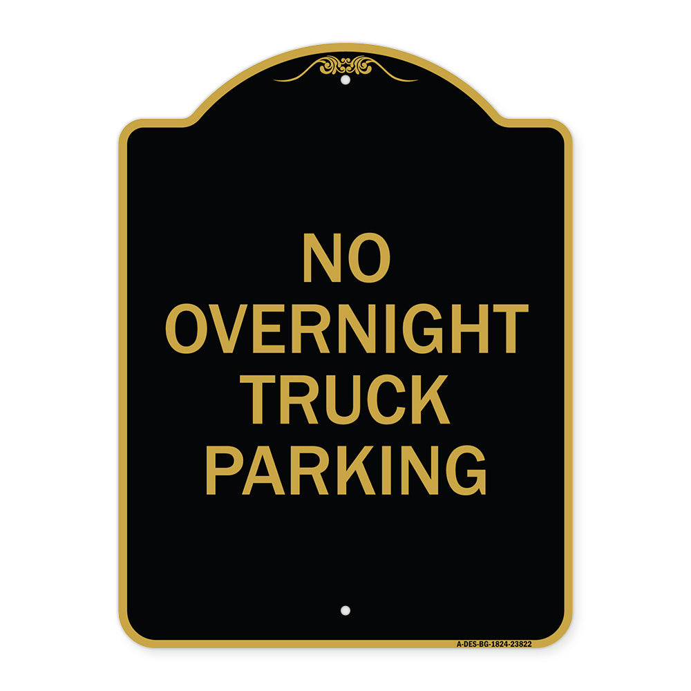 No Overnight Truck Parking